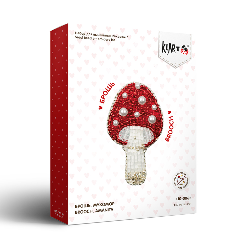Как сделать мухомор из бисера схема